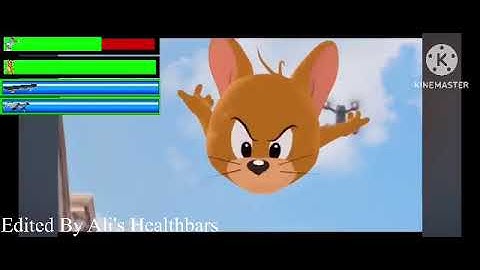 Tom & Jerry (2021) Skateboard Ride with healthbars