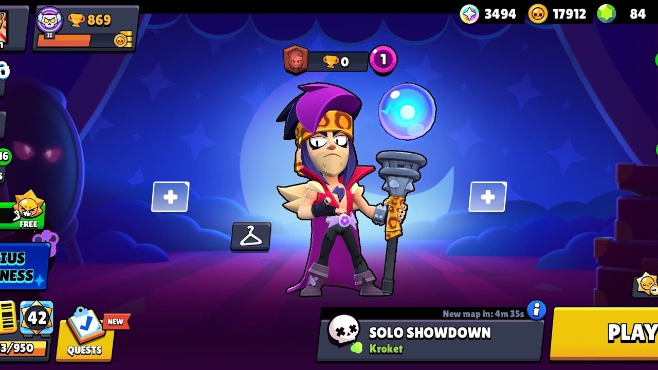 Brawl stars playing solo showdown!