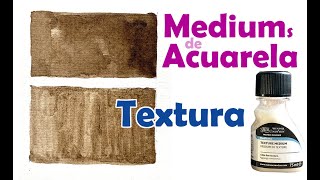 Medium de Textura para acuarela (winsor & newton)
