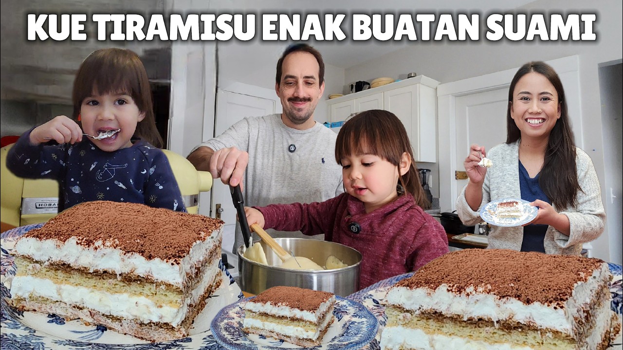 BAHAGIANYA PUNYA SUAMI YANG MAU BUATIN KUE ENAK BEGINI 🥰🥰 II RESEP KUE TIRAMISU PRAKTIS DAN ENAK