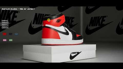 Interactive product presentation in Unreal Engine (Air Jordan 1)