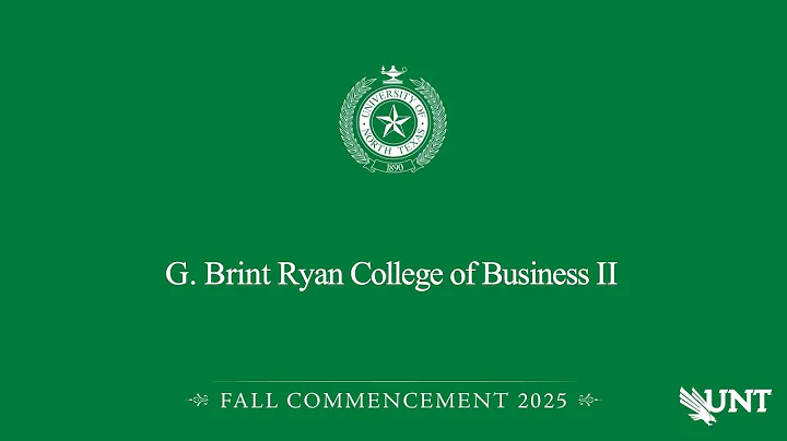 Business II | UNT Commencement Fall 2025