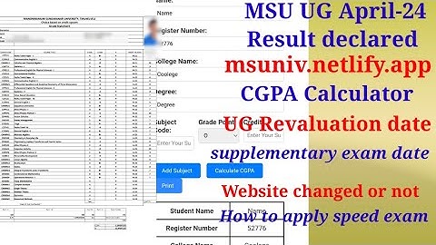 UG CGPA % Viewing, very very simple method, new tricks unlocked 😂, MANONMANIUM SUNDARANAR UNIVERSITY