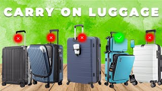 The best carryon luggage | 5 in my review (don't buy before this watch it)