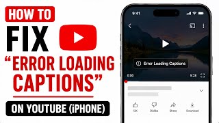 Fix “Error Loading Captions” on YouTube 