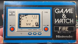 Nintendo Game & Watch - FIRE (RC-04) Unboxing and Gameplay screenshot 3