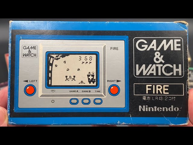 Nintendo Game & Watch - FIRE (RC-04) Unboxing and Gameplay - YouTube
