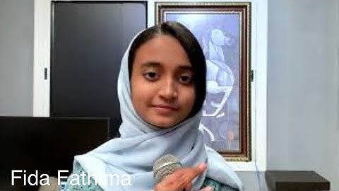 Makkathe Chandrika 2 Contest - Final round candidate Ms Fida Fathima