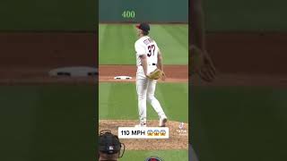 110 mph Ball Caught By Pitcher!