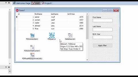 تعليم راد ستديو/ دلفي ـ درس Rad Studio  Delphi Toturial #3