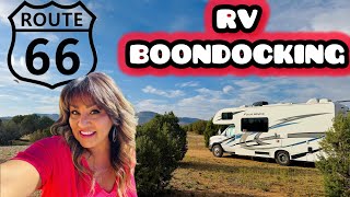 FREE RV/VAN CAMPING//ROUTE 66//ARIZONA Boon-docking