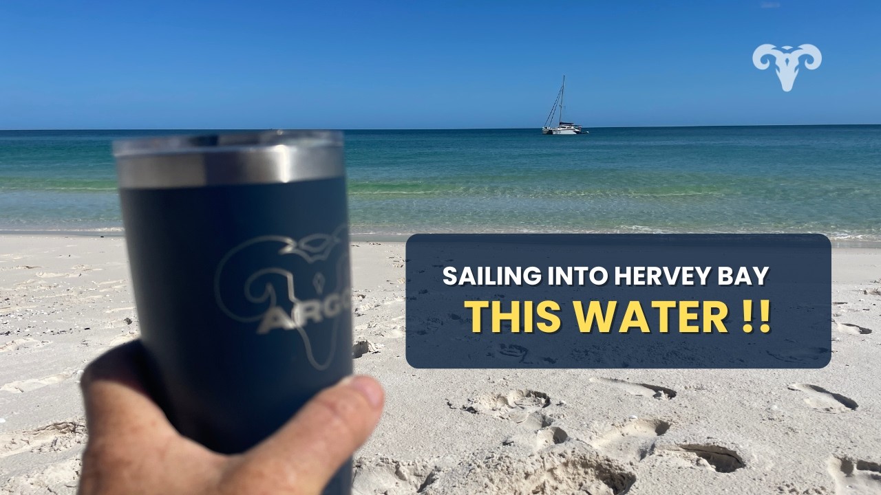 ⁣The Water Colour Here Is Unreal - Sailing Into Hervey Bay (K'gari Coast) Ep.66 | Sailing ARGO