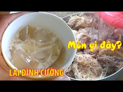 Nấu XU XOA từ rau câu nguyên chất mang từ Bình Định lên