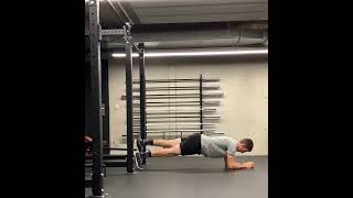 Marching front plank