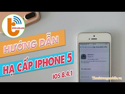 Hướng Dẫn Hạ Cấp iPhone 5 iOS 10.3.3 - 10.3.4 về 8.4.1