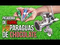 PARAGUAS DE CHOCOLATE vs PICADORA DE CARNE | EXPERIMENTO TERMINA MUY MAL
