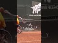 UNREAL skills on a wheelchair! 🤩😤 #shorts #wheelchairsports #wheelchairtennis #trickshot #athlete