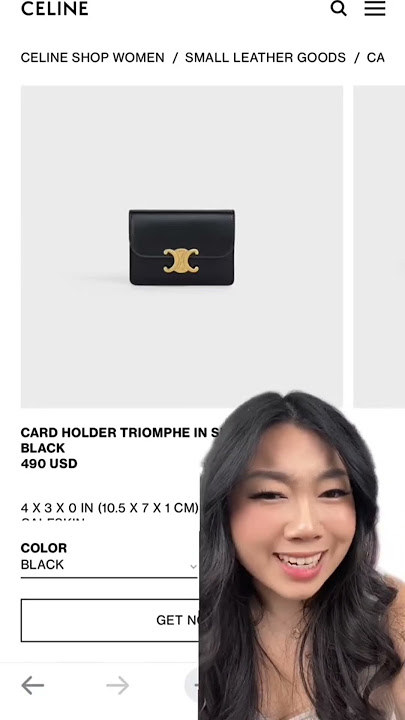 unboxing celine triomphe large hair claw limited edition ♡ #hairstyle # celine #unboxing 