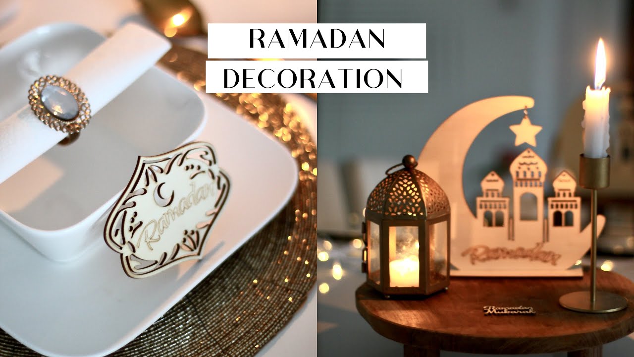 RAMADAN 2021🌙 | Table setting & Decoration Ideas | ديكور رمضان | Silent vlog