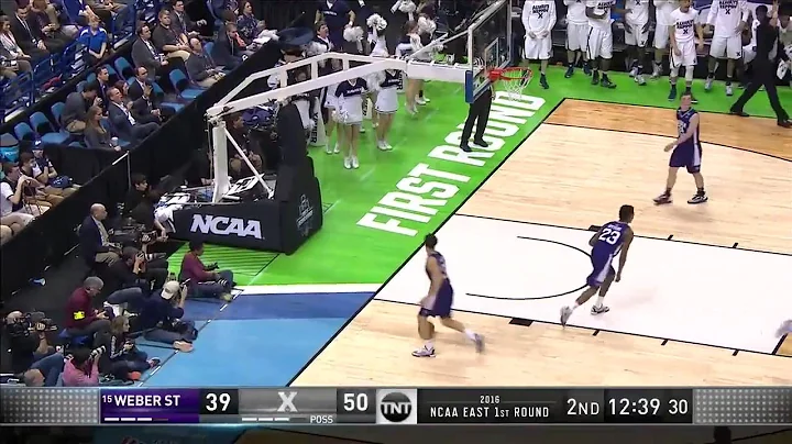 Weber St. vs. Xavier: James Farr dunk