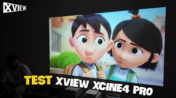 Test thực tế phòng chiếu 100 inch máy chiếu Xview Xcine4 Pro ngân sách 5tr