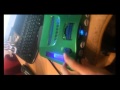 N64 Green with blue leds