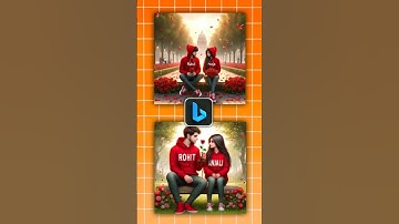 Create 3D Ai Couple Name Image Editing | Bing Image Creator