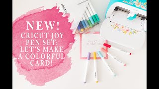 New Cricut Joy Pen Set! How To Use Cricut Joy Pens!