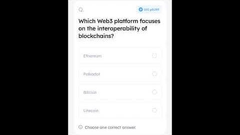 Which Web3 platform focuses on the interoperability of blockchains?
