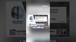 Musk pledges SpaceX stock for EVERY KID in America #foxnews #news #shorts #elonmusk  #stockmarket