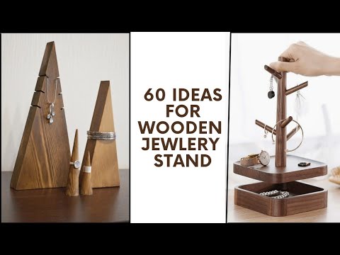 Wooden Jewelry Stand