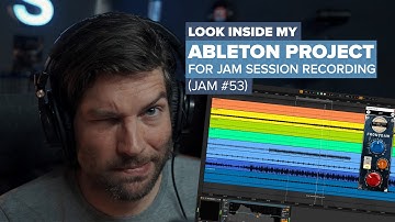 Look inside my #Ableton project for #Techno Jam Session Recording (from Jam #53)