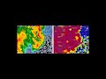 July 13 2016 - KILN Radar Reflectivity/CC (Correlation Coefficient) Animation