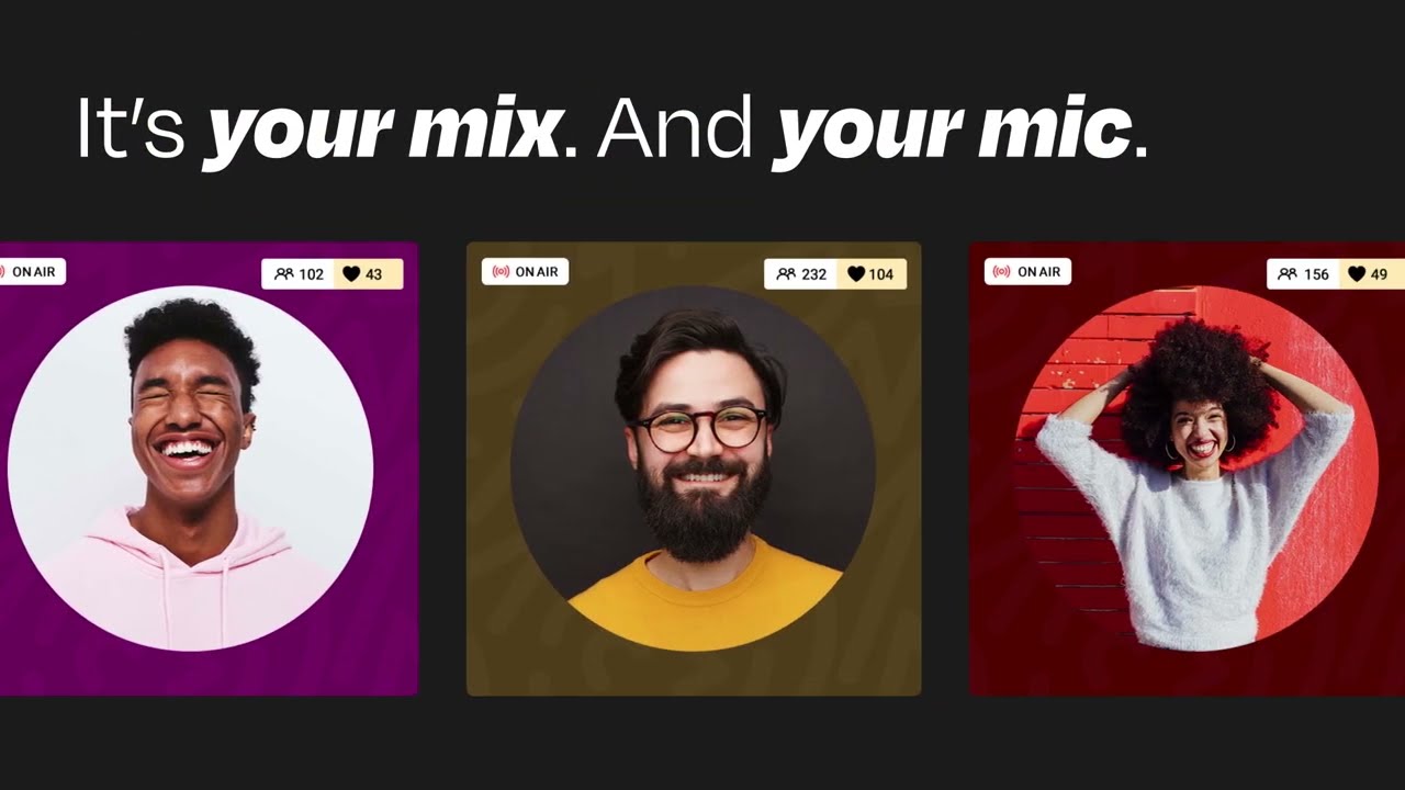 Introducing Amp. Host your own radio show with the music you love!