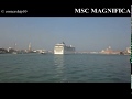 MSC Magnifica parte da Venezia