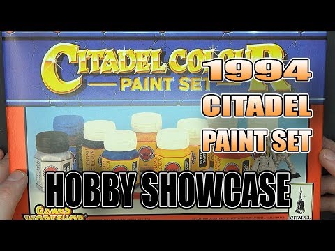 Retro unboxing: 1994 Citadel Colour Paint Set - SEALED! 