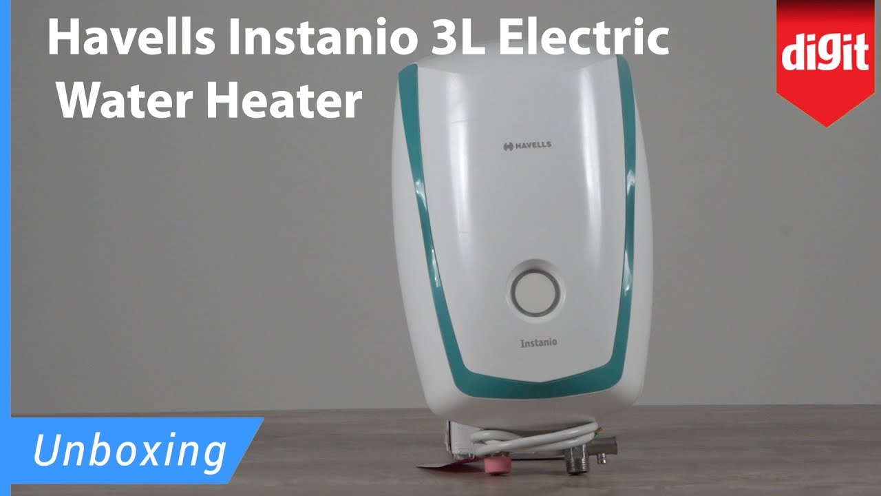 Havells Instanio 3L Electric Water Heater Unboxing - YouTube