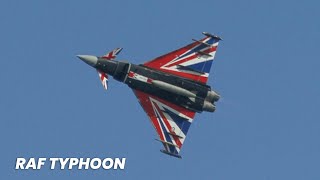 AWESOME RAF Typhoon Display - Eastbourne Airshow 2022