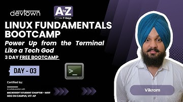 DAY- 3 | LINUX FUNDAMENTALS BOOTCAMP–POWER UP FROM THE TERMINAL LIKE A TECH GOD-3 DAYS FREE BOOTCAMP