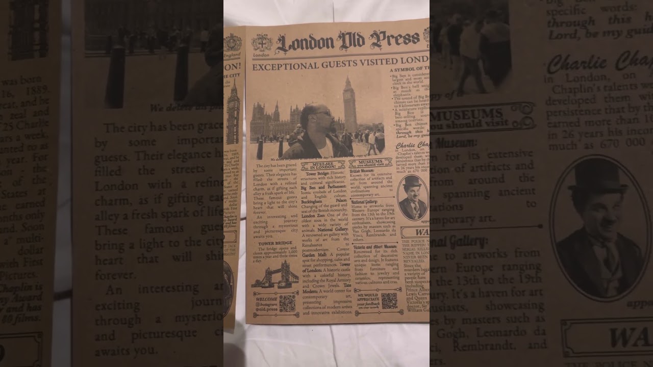 В Лондоне побывал выдающийся гость.