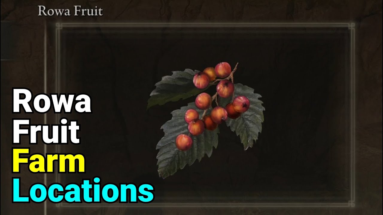 Rowa Fruit Farm Locations Elden Ring YouTube