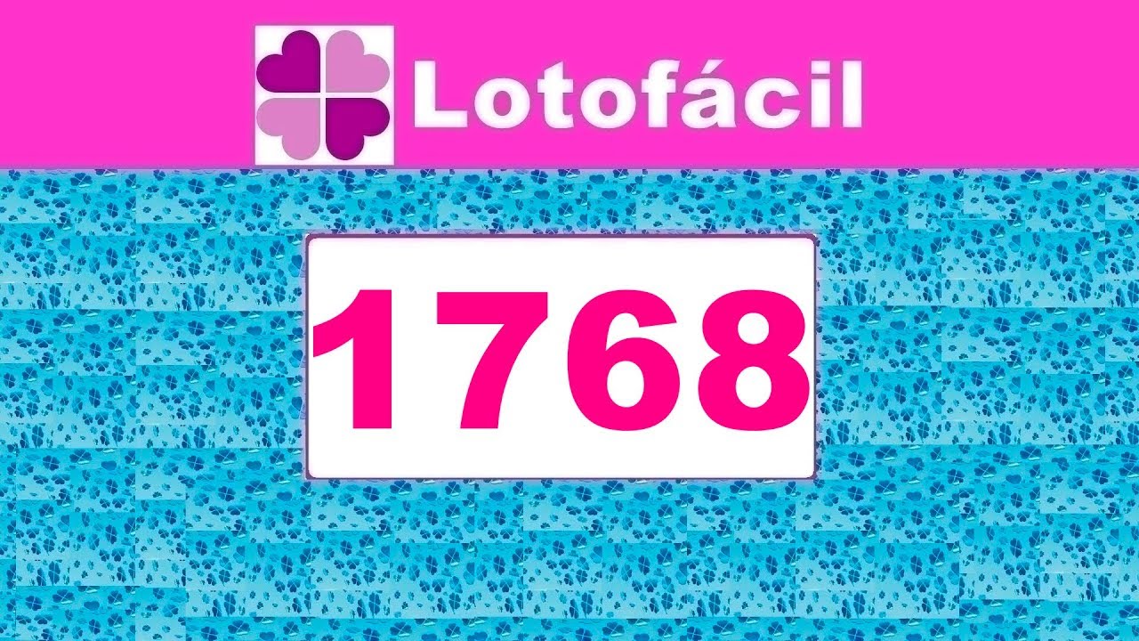 sorteio da lotofacil concurso 1779 Lotofacil 1768 - Resultado da Lotofacil dia (25/01/2019)