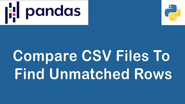 Comparing Value Difference Between 2 CSV Files using pandas
