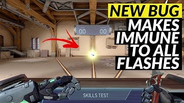 Valorant New Game Breaking BUG Makes Player immune to all Flashes ( Riot Please Fix )