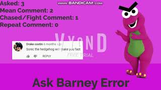 Ask Barney Error Episode 21 Season 2 Premiere