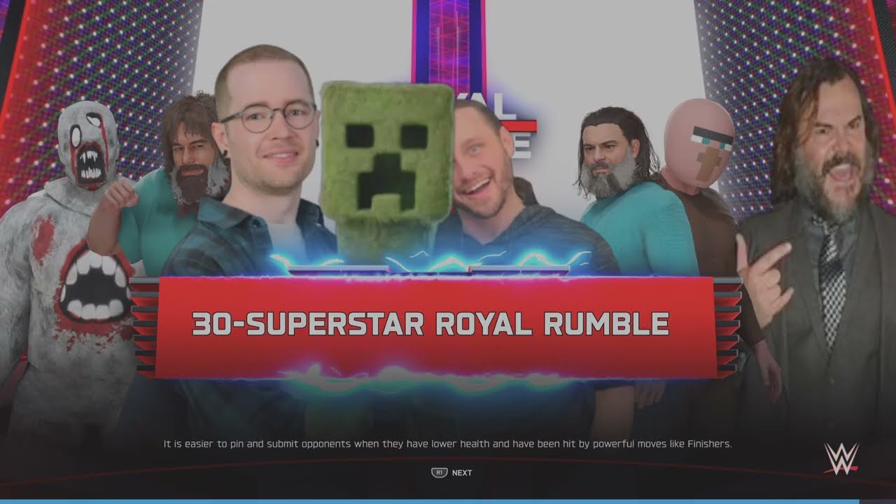 WWE 2K25 Minecraft Royal Rumble