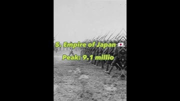Top 5 largest armies of WWII 🔥 | #shorts #edit #ww2 #top5