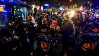 282 people arrested at Columbia and City College of New York last night