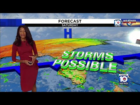 Expect rainy South Florida afternoons this weekend