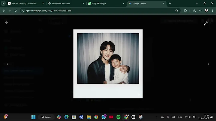 💖 Hug My Younger Self Trend | How to Edit Your Child Version Photo with AI